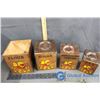Image 2 : Wooden Kitchen Container (Missing One Lid) and Bottle Capper