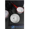 Image 2 : Enamel Pots (one lid) and Coffee Pot