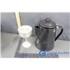 Image 5 : Enamel Pots (one lid) and Coffee Pot