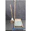 Image 1 : Vintage Wash Board, Sad Iron etc