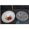 Image 2 : Enamel Bowl and Light Fixture