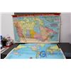 Image 1 : (2) Vintage Wall Maps