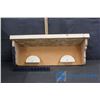 Image 1 : Handmade Wood Shelf and Bridle Hooks