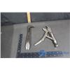 Image 1 : Powerfist Adjustable Clamp Pliers and DeWalt 10" Claw Bar