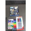 Image 1 : Alita Battle Angel Blu-Ray DVD, Mini Marker Washable 12 Pack and 4 Pack Fine Point Permanent Markers