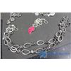Image 2 : (5) Silver Coloured Necklaces and a Silver Coloured Pendant