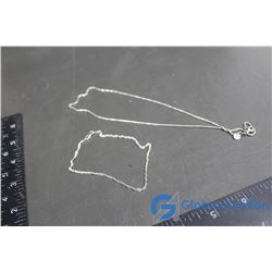 925 Silver Necklace and Bracelet
