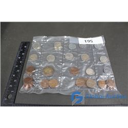 Old US Pennies, Nickles and Canadian Pennies, Nickles, Dimes, and Misc Other Coins and Tokens