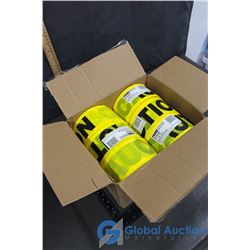 (6) Rolls Of Yellow Caution Tape