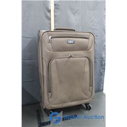 Skyway Medium Size Light Brown Suitcase on Wheels