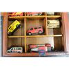 Image 2 : Wooden Display Case with Toy Cars