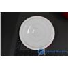 Image 14 : (5) Piece Red & White Enamel Pots with Lids