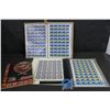 Image 1 : Universal Stamp Album & (4) Sheets of Stamps
