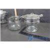 Image 7 : Pyrex Coffee & Tea Pots, Double Boiler & Pot