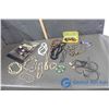 Image 2 : Glass Plate & Assorted Jewelry