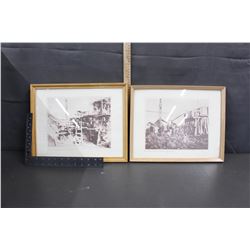 (2) Framed 1920 Prints