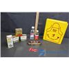 Image 1 : Vintage Kitchen: Cookbook, Glass Bottles & Tins