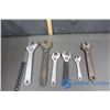 Image 1 : (6) Assorted Size Adjustable Wrenches