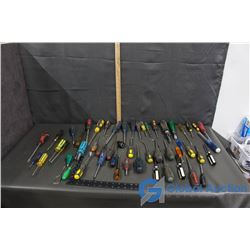 Large Assortment of Screwdrivers