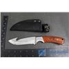 Hunting Knife with Wooden Handle