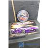 Image 1 : Hyper Sport Car Poster and Motorsports wall Clock