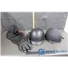 Image 1 : (2) Motorcycle Helmets and Gloves