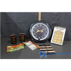 Wall Clock, Key Caddy, etc