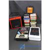 Image 1 : 8-Track Tape Player, Cassette Adaptor and Tapes