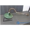 Image 1 : Vintage Enamel Light Shades and Metal Mount
