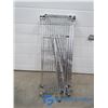 Image 1 : Parts of Chrome Shelving Unit - Missing pieces that hold the shelf in place