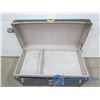 Image 2 : Blue Metal Trunk - Missing One Handle & No Key