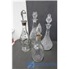 Image 1 : (4) Glass Decanters