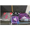 Image 1 : (2) Adidas String Bags and Two Adidas Lunchboxes