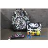 Image 1 : Lula Backpack and Tracker Case & Lunch Bag