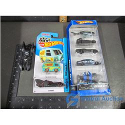 Hotwheels Gothom City Pack, Batmobile and Mystery Machine