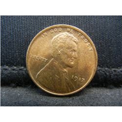 1917 Lincoln Cent CH BU Red!!!Scarce
