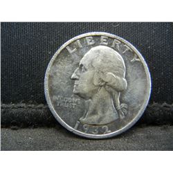 1932 S Silver Washington Quarter XF+