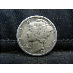 1931 S Mercury Dime XF Better Date