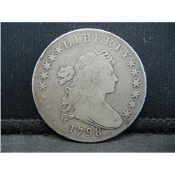 1798 Bust Dollar Fine Tough Coin!