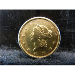 1851 Type 1 $1.00 Gold