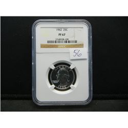 1962 Silver Washington Quarter NGC PF67