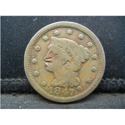 1847 Large Cent