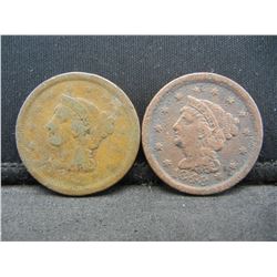 1848+52 Large Cent