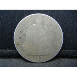 1876 Seated Half Dollar