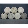 Image 1 : (7) Seated Quarters Low Grade /Damaged