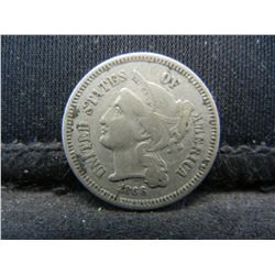 1866 Three Cent Nickel