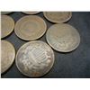 Image 3 : (13) Two Cent Pieces Low Grade Damaged