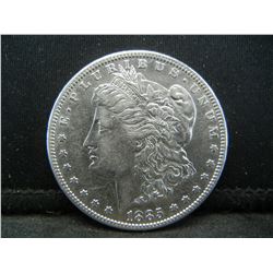 1885 S Morgan Dollar AU/BU