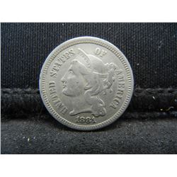 1881 Three Cent Nickel