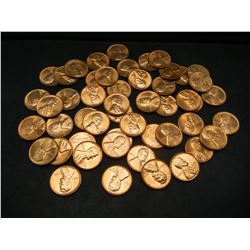 Gem BU Roll 1956 D Lincoln Cents